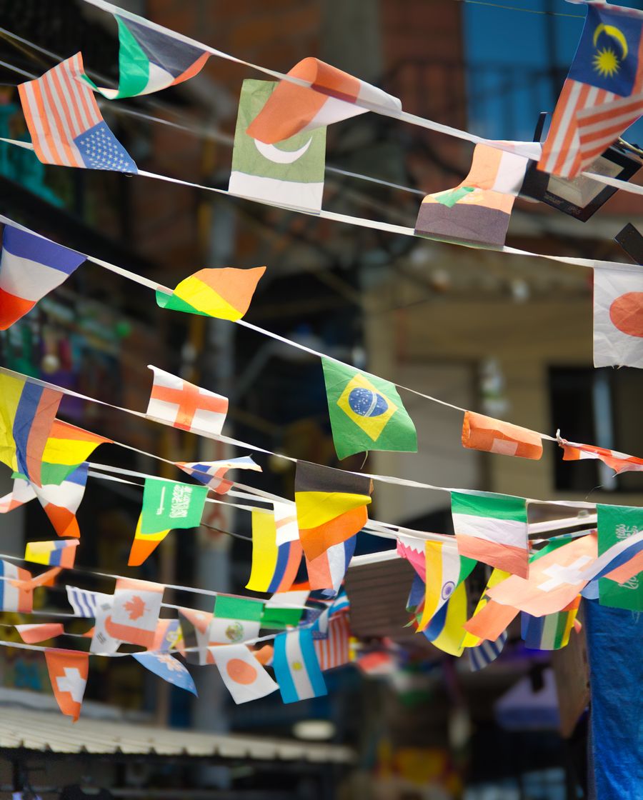 Festival flags, Dubai