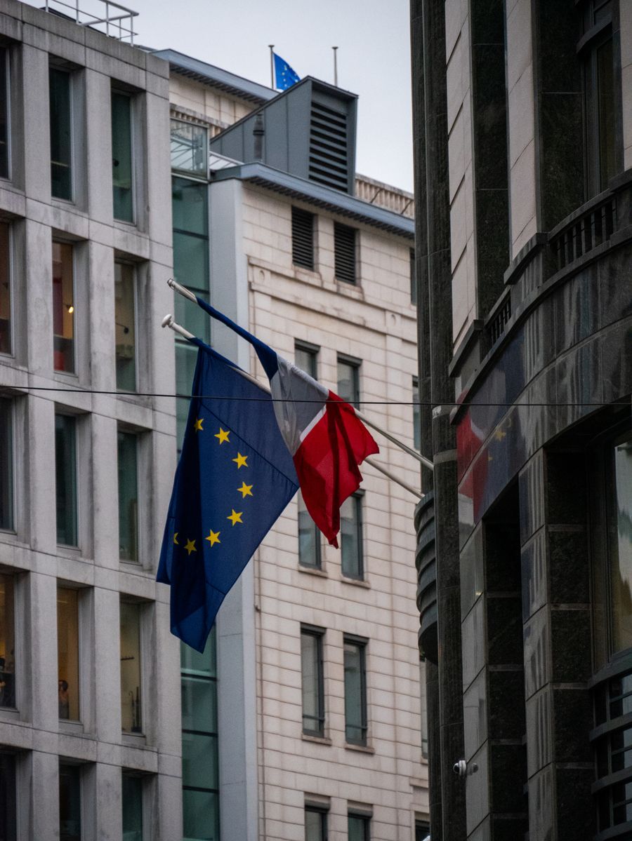 Wall mounted flags, Dubai
